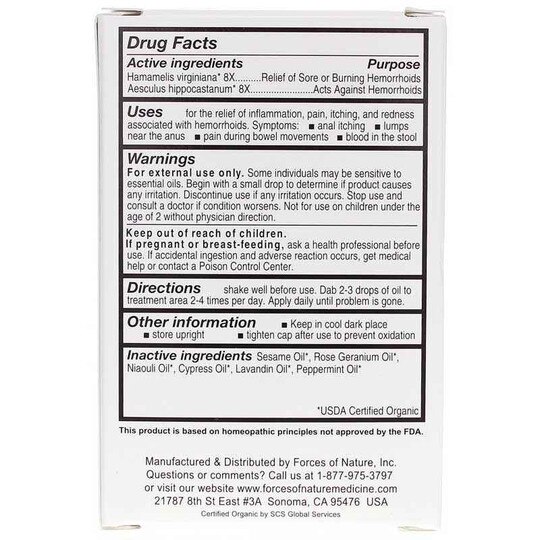 Hemorrhoid Control Extra Strength, FON